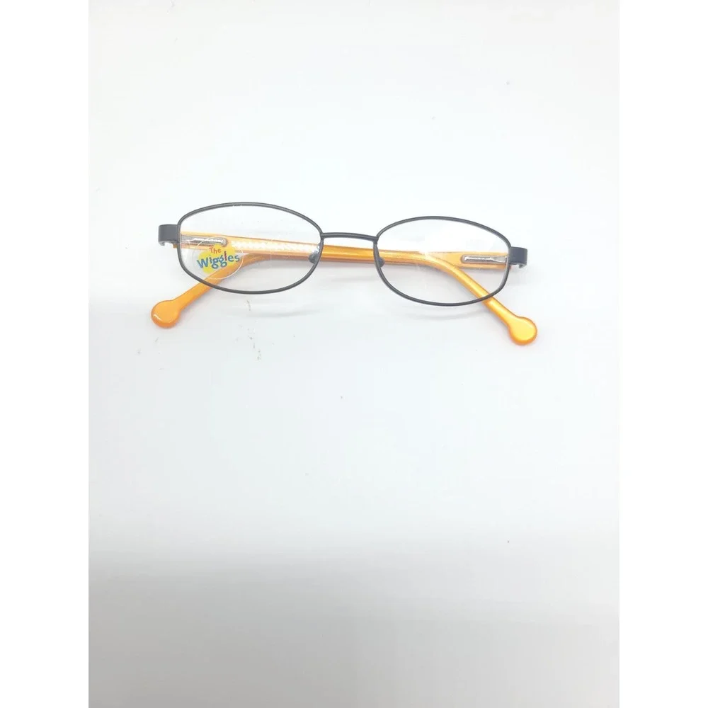 The Wiggles Eyeglasses Frames Tunes 43-16-125 Black/Orange Full Rim